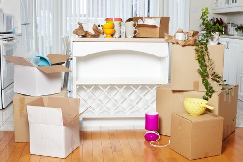 Fragile items packed safely by Brompton movers