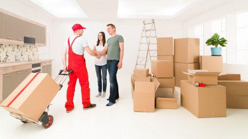 Risk assessment being completed in a storage facility