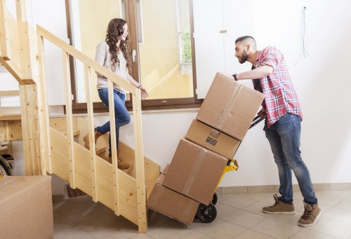 Customer reviewing liability and insurance terms for storage