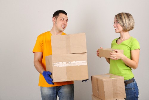 Packing and transport support for a Brompton home move