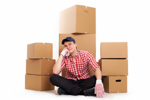 Clean and organized secure storage units in Brompton